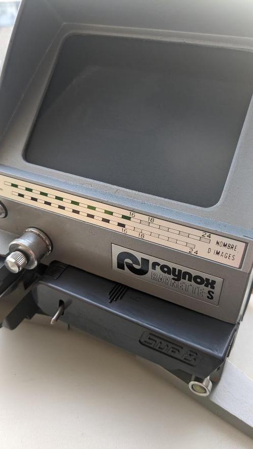 Raynox Raynette-S Super 8 Filmviewer: Vintage, Met Doos!, Audio, Tv en Foto, Diaprojectors, Gebruikt, Verzenden