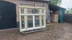 kozijn hardhout met 2 openslaande ramen ( nieuw ), Doe-het-zelf en Verbouw, Kozijnen en Schuifpuien, Nieuw, Ophalen of Verzenden