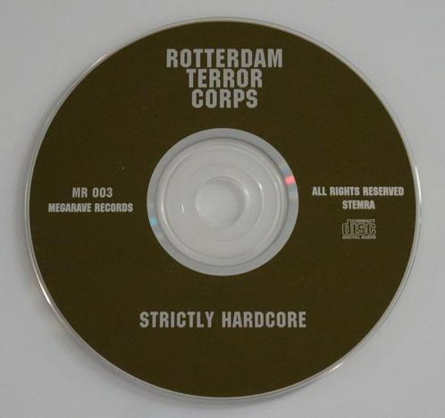 Rotterdam Terror Corps - Strictly Hardcore - disc only 1996, Cd's en Dvd's, Cd's | Dance en House, Zo goed als nieuw, Ophalen