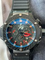 Hublot replica chrono, Sieraden, Tassen en Uiterlijk, Horloges | Heren, Ophalen of Verzenden, Zo goed als nieuw, Staal, Overige merken