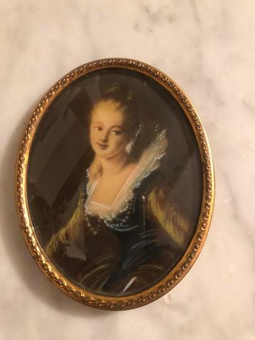 Miniatuur portret componiste beschikbaar voor biedingen