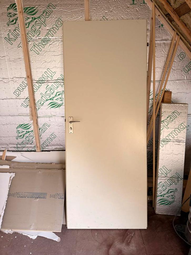 3 x opdekdeur 201* 78, Doe-het-zelf en Verbouw, Deuren en Horren, Gebruikt, Binnendeur, 200 tot 215 cm, Minder dan 80 cm, Hout