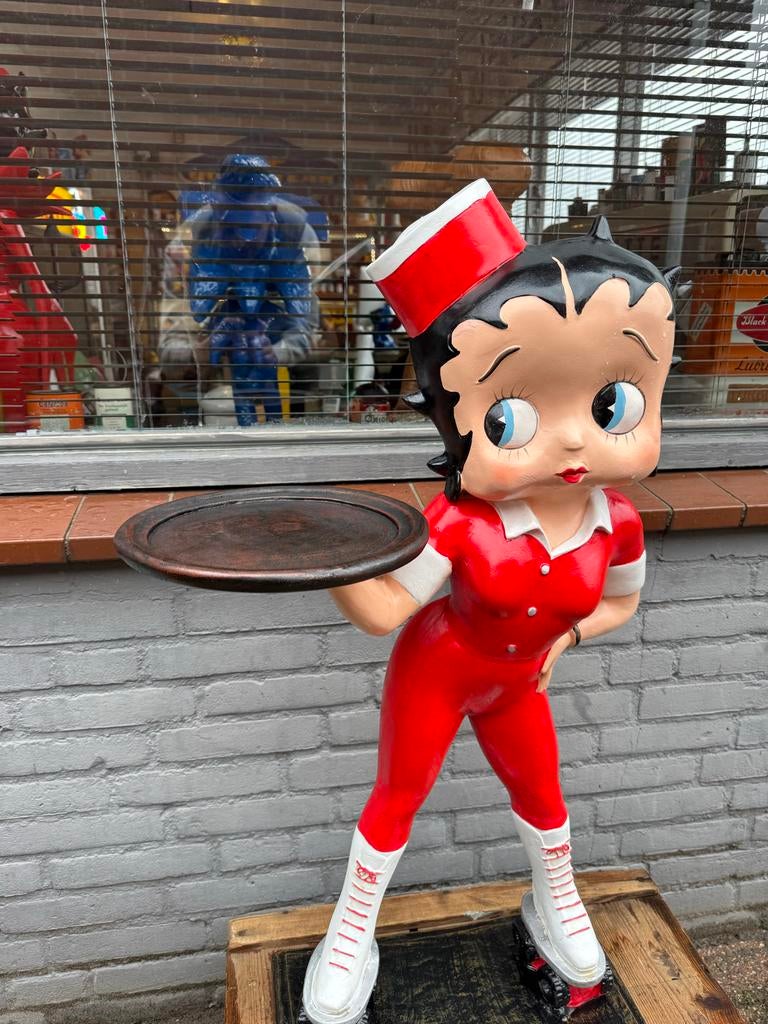 Groot Betty Boop Dinner Beeld, Ophalen, Gebruikt, Mens