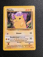 Pikachu 58/102 Nederlandse Base set, Hobby en Vrije tijd, Verzamelkaartspellen | Pokémon, Ophalen of Verzenden, Losse kaart, Zo goed als nieuw