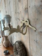 Vintage Wandlamp met 2 Fittingen, Ophalen of Verzenden, Nieuw, Metaal