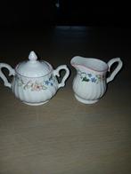 Vintage Wood & Sons Spring Fields Suikerpot en Melkkan, Ophalen, Gebruikt, Overige typen, Overige stijlen