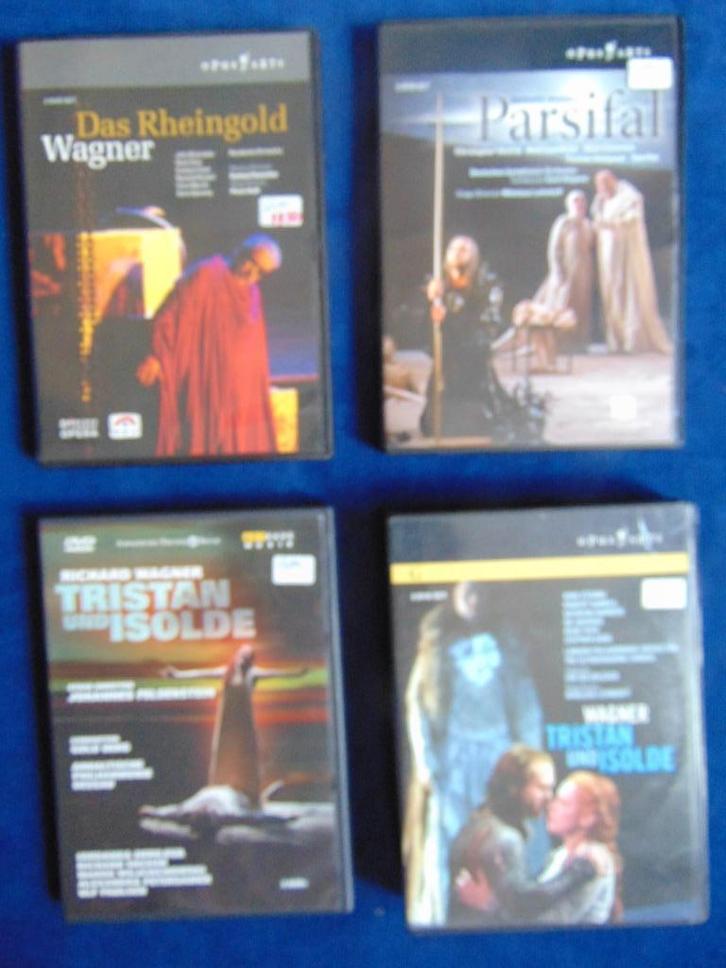 4x klassieke muziek dvd Wagner; in goede staat, Cd's en Dvd's, Dvd's | Muziek en Concerten, Gebruikt, Muziek en Concerten, Boxset