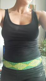 Nieuwe riem van glaskralen groen/geel maar S/M, Kleding | Dames, Riemen en Ceinturen, Overige kleuren, 5 cm of meer, Minder dan 80 cm