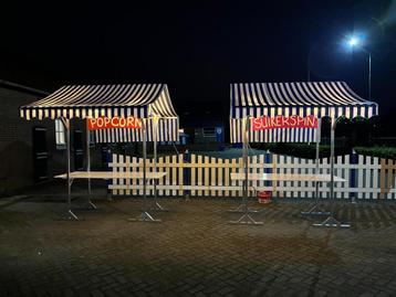 2 Marktkramen voor Feesten beschikbaar voor biedingen