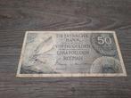 Biljet 50 gulden Nederlands-Indië, Wilhelmina 1946, Postzegels en Munten, Ophalen of Verzenden, 50 gulden