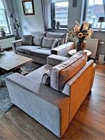 I.n.s.t velvet 3 zits+love seat, Ophalen, Zo goed als nieuw