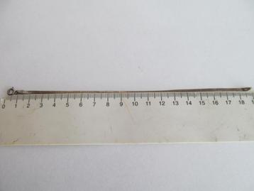 Zilver 925 vossenstaart armbandje.  beschikbaar voor biedingen