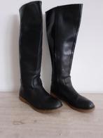 zwart leren laarzen met brede schacht, Kleding | Dames, Schoenen, Hoge laarzen, Zwart, Ophalen of Verzenden, Gedragen