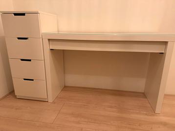 Ikea Malm Kaptafel + Ladekast - afbeelding 2
