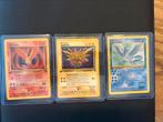 Moltres, zapdos & Articuno 1st edition Fossil, Ophalen of Verzenden, Zo goed als nieuw, Losse kaart