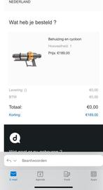 Dyson V15 Detect (goudkleur) behuizing en Cycloon – €150, Eén persoon, Kortingsbon, Overige typen