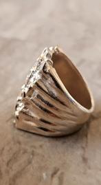 Prachtige XL piet piet zilver 925 ring, 20 of groter, Heer, Nieuw, Ophalen of Verzenden