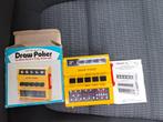 Vintage Draw Poker slot machine in doosje jaren 70, Verzamelen, Ophalen of Verzenden, Audio en Video