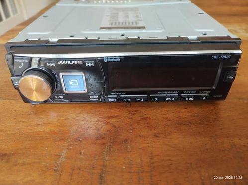 Alpine CDE-178BT CD receiver met bluetooth, Auto diversen, Autoradio's, Gebruikt, Ophalen of Verzenden