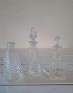 Antiek kristal potjes, Ophalen of Verzenden