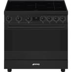 Nu Grote Korting... Smeg C9IMN2 Inductie fornuis 90 cm breed, Witgoed en Apparatuur, Nieuw, 60 cm of meer, 5 kookzones of meer