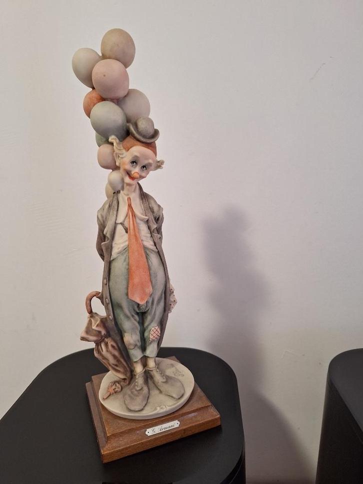 Clown, Giuseppe Armani the pensive Clown., Antiek en Kunst, Kunst | Designobjecten, Ophalen