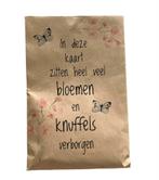 Zakje met bloemzaadjes -bloemen en knuffels, Ophalen of Verzenden, Voorjaar, Volle zon, Zaad