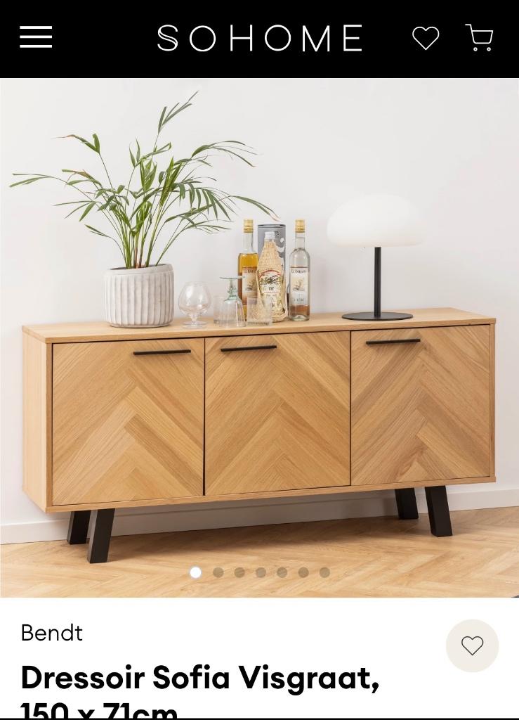 Dressoir, Huis en Inrichting, Kasten | Dressoirs, Ophalen, Met deur(en), 150 tot 200 cm, Zo goed als nieuw
