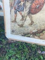 Schoolplaat Romeinse Legerplaats Valkenburg, Ophalen of Verzenden, Geschiedenis