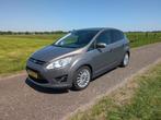 Ford C-Max 2013 1.0 EcoBoost 125pk.Bijna full options,trekha, Voorwielaandrijving, 125 pk, Bruin, Leder en Stof