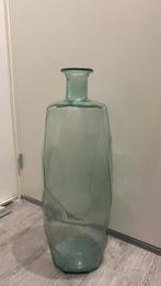 Grote glazen vaas, 75cm, erg zwaar, Ophalen, 75 cm of meer, Groen, Glas
