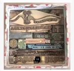 Korting Doos drukkerij letters voorstelling lood hoogdruk, Antiek en Kunst, Curiosa en Brocante, Ophalen of Verzenden