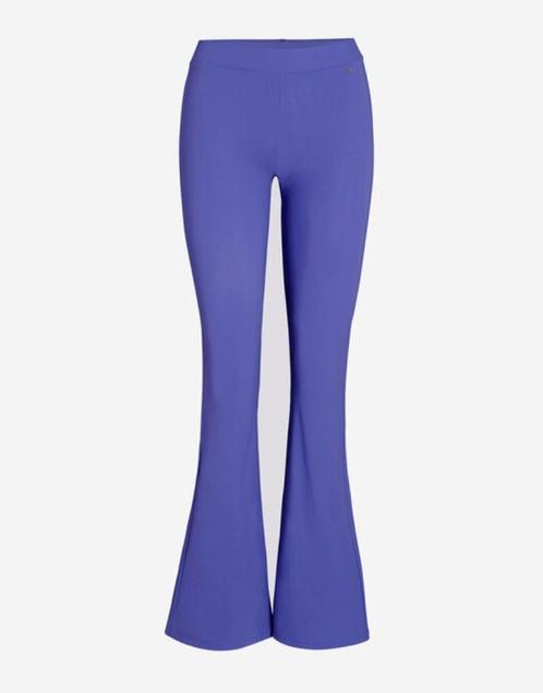 LaDress lila flared legging maat XS travelstof lycra Lima, Kleding | Dames, Broeken en Pantalons, Zo goed als nieuw, Maat 34 (XS) of kleiner