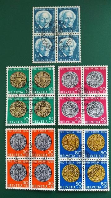 Zwitserland : Blokken Pro Pratia 1964/66/72/73/75 FDCstempel beschikbaar voor biedingen