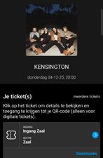 Kensington 4 december 2025 20:00, Tickets en Kaartjes, Twee personen, December