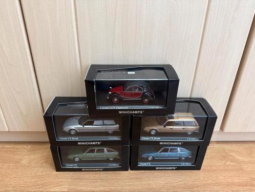 MINICHAMPS Citroen Modellen 1:43 CX, 2CV etc., Hobby en Vrije tijd, Modelauto's | 1:43, Zo goed als nieuw, Auto, MiniChamps, Ophalen