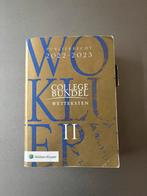 Collegebundel wetteksten 2022-2023 deel 2 prubliekrecht., Boeken, Studieboeken en Cursussen, Gelezen, Ophalen of Verzenden, WO