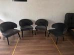 Vier Minotti Aston eetkamerstoelen, Huis en Inrichting, Ophalen of Verzenden, Zo goed als nieuw, Vier