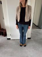 Cocktail bontjasje - Astrakan - Driekwart mouw, Kleding | Dames, Maat 38/40 (M), Beige, Ophalen of Verzenden, Zo goed als nieuw