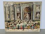 schilderij Trevi fontein Rome door C. Hendriksen 51x61cm, Antiek en Kunst, Kunst | Schilderijen | Klassiek, Ophalen of Verzenden