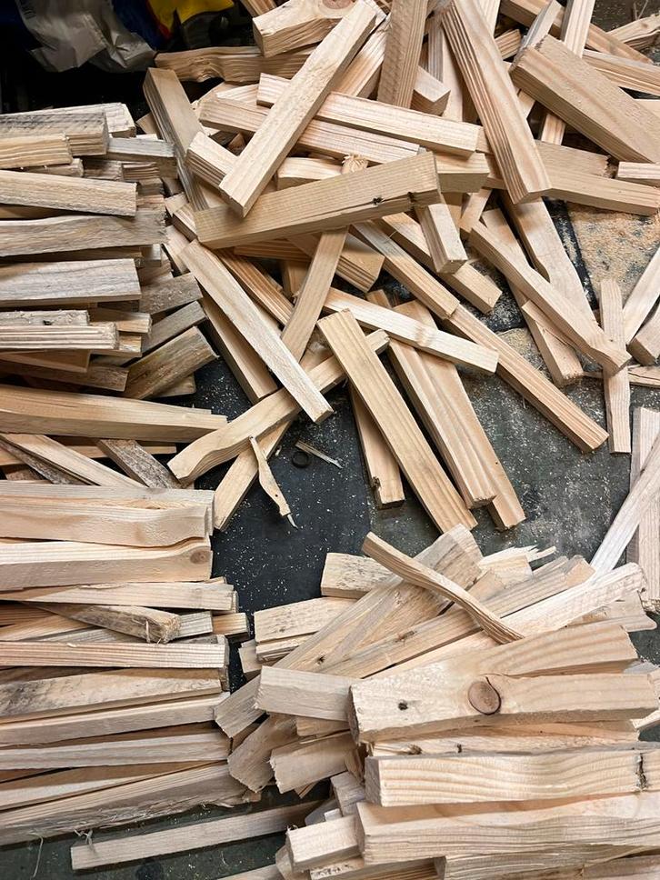 Aanmaakhout voor openhaard kachel enz, Tuin en Terras, Haardhout, Overige houtsoorten, Minder dan 3 m³, Ophalen