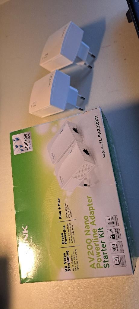 TP-Link AV500 Nano Powerline Adapter Starter Kit, Ophalen, Zo goed als nieuw, TP-LINK
