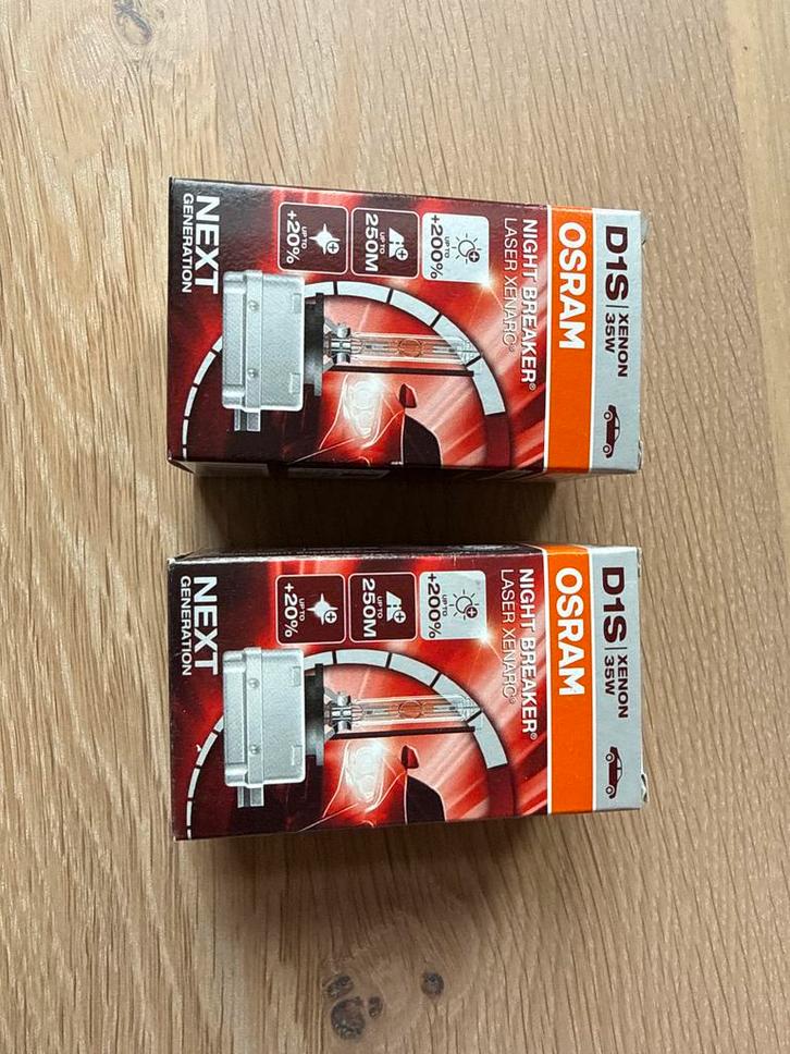 2x Nieuwe D1S Xenon, Osram Night Breaker Laser Xenarc, Auto-onderdelen, Verlichting, Universele onderdelen, Nieuw, Ophalen of Verzenden
