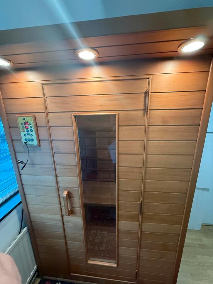 Infrasmart Infraroodcabine 2 Personen, Sport en Fitness, Sauna, Gebruikt, Complete sauna, Infrarood, Ophalen