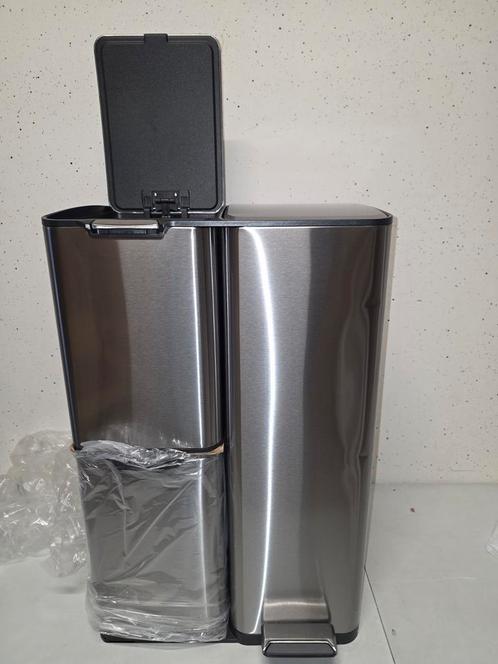 Prullenbak 60 Liter - Pedaalemmer, Huis en Inrichting, Woonaccessoires | Prullenbakken, Nieuw, Ophalen of Verzenden