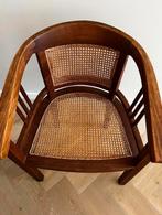 Vintage - Antiek  houten eetkamerstoelen - 6 stuks / stoelen, Ophalen