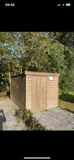 Gedemonteerd Tuinhuis blokhut hondenhok fietsenhok opslaghok, Tuinhuis, 250 tot 500 cm, Ophalen of Verzenden, Zonder ramen