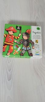 Magnetische ridder puzzel van Djeco., 10 tot 50 stukjes, Gebruikt, 2 tot 4 jaar, Ophalen