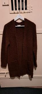 Donkerbruin boucle vest van Zusss., Ophalen of Verzenden