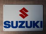 Suzuki 20x30 cm Reclamebord, Verzamelen, Merken en Reclamevoorwerpen, Ophalen of Verzenden, Nieuw, Reclamebord